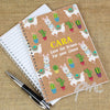 Personalised Llama A5 Notebook