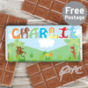 Personalised Animal Milk Chocolate Bar