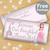 Personalised Fabulous Flower Girl Milk  Chocolate Bar