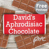 Personalised Aphrodisiac Milk Chocolate Bar