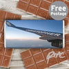 Personalised Jet Wing Milk Chocolate Bar