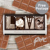 Personalised Affection Art Love Milk Chocolate Bar