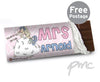 Personalised Bang on the Door Wedding Bride Milk Chocolate Bar