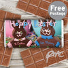 Personalised Chocolate Easter Rabbit Milk Chocolate Bar