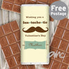 Personalised Fan Tache Tic Milk Chocolate Bar