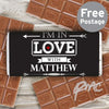 Personalised In Love With Milk Chocolate Bar