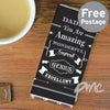 Personalised Vintage Typography Milk Chocolate Bar