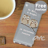 Personalised Woodland Owl Christmas Milk Chocolate Bar