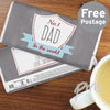 Personalised No.1 Shield Milk Chocolate Bar