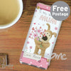 Personalised Boofle Flowers Milk Chocolate Bar