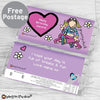 Personalised Bang on the Door Groovy Chick Milk Chocolate Bar