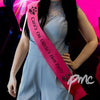 Personalised Hearts Fuchsia Sash