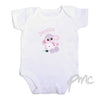 Personalised Cotton Zoo Bobbin the Bunny 0-3 Months Baby Vest