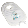 Personalised Cotton Zoo Calico the Kitten Bib