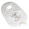 Personalised Cotton Zoo Boys Tweed the Bear Bib