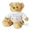 Personalised Floral Bird Message Bear
