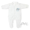 Personalised Blue Elephant 12-18 Months Babygrow
