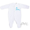 Personalised Little Prince Blue 3-6 Months Babygrow