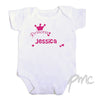 Personalised Little Princess Pink 6-9 Months Baby Vest