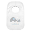 Personalised Blue Baby Elephant Gift Set - Baby-grow & Bib
