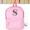 Personalised Star Initial Pink Backpack