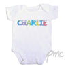 Personalised Monster Alphabet Baby Vest
