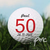 Personalised Big Numbers Birthday Golf Ball