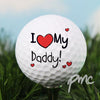 Personalised I Heart My Golf Ball