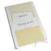 Personalised Elegant Cream Hardback A5 Notebook