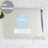 Personalised Stitch & Dot Baby Boy Guest Book & Pen