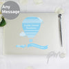 Personalised Up & Away Baby Boy Guest Book & Pen