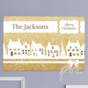 Personalised Festive Village Metal Sign