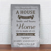 Personalised 'A House Is Made Of...' Metal Sign