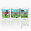 Personalised Bang On The Door Football Crazy Mug