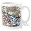 Personalised Present Day Edition Map Mug