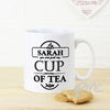 Personalised Just my Cup of Tea Mug