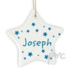 Personalised Blue Stars Decoration