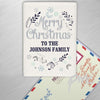 Personalised Christmas Frost Fridge Magnet