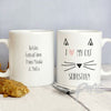 Personalised Cat Features Mug