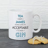 Personalised Acceptable To Drink Mug