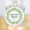 Personalised Fresh Botanical Round Ceramic Decoration