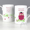 Personalised Christmas Owl Slim Mug