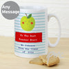 Personalised Happy Apple Slim Mug