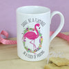 Personalised Flamingo Slim Mug