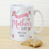 Personalised Floral Bouquet Mother's Day Slim Mug
