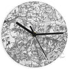 Personalised Old Series 1805 - 1874 Glass Map Clock