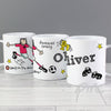 Personalised Football Crazy Plastic Cup