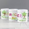 Personalised Animal Alphabet Plastic Cup Girls