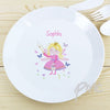 Personalised Garden Fairy Plastic Plate