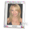 Personalised Birthday Presents Silver 5x7 Photo Frame